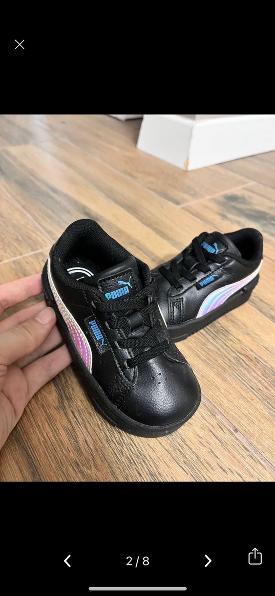 Siyah Platform Topuklu Kadın Spor Ayakkabı - Görsel 2