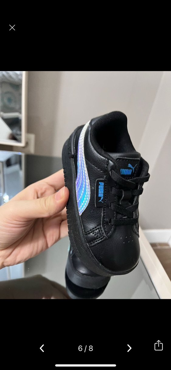 Siyah Platform Topuklu Kadın Spor Ayakkabı - Görsel 5