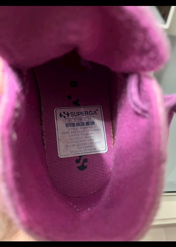 Kız Çocuk Pembe Polar Kumaş Spor Ayakkabı - Görsel 5