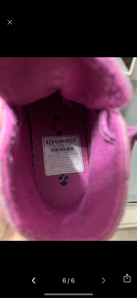 Kız Çocuk Pembe Polar Kumaş Spor Ayakkabı - Görsel 5