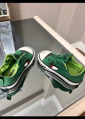 Yılan Baskılı Yeşil Erkek Çocuk Spor Ayakkabı - Görsel 6