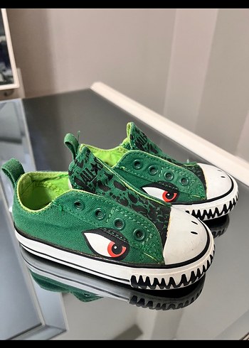 Yılan Baskılı Yeşil Erkek Çocuk Spor Ayakkabı - Görsel 5