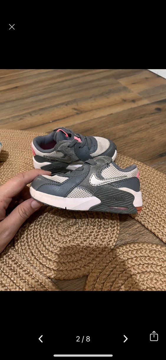 Kız Çocuk Gri Spor Ayakkabı Velcro - Görsel 2