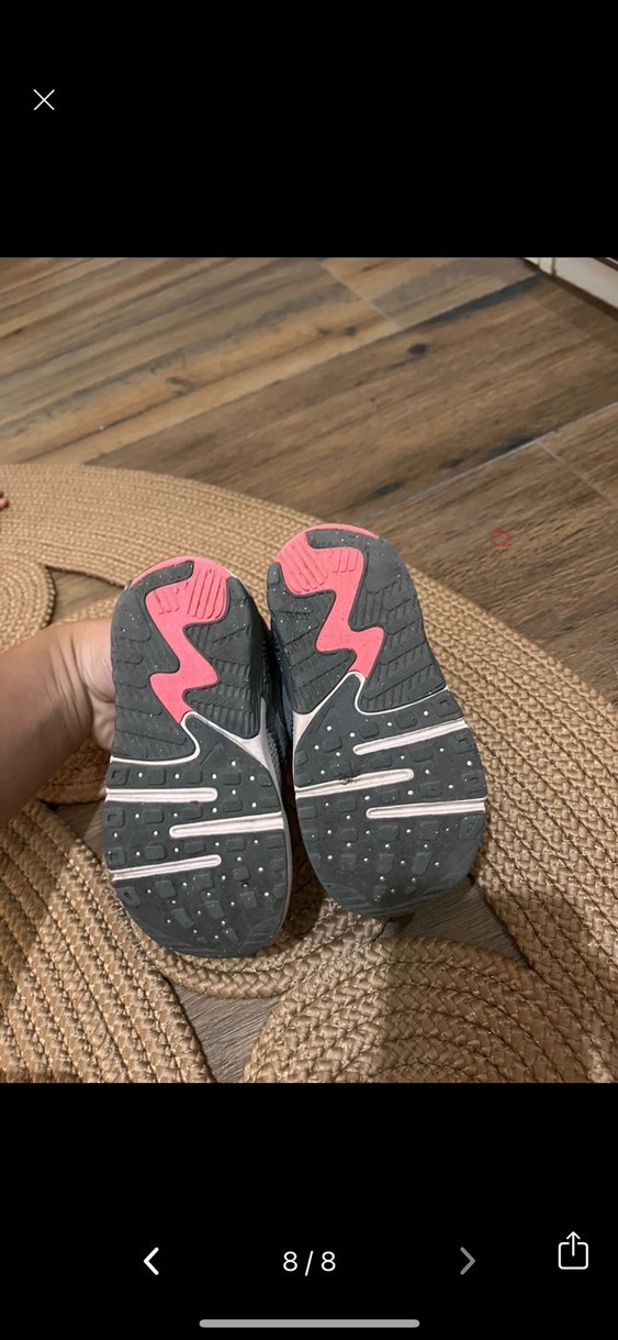 Kız Çocuk Gri Spor Ayakkabı Velcro - Görsel 5