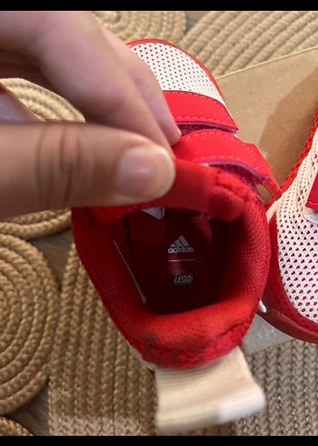 Kırmızı Erkek Çocuk Spor Ayakkabı Velcro - Görsel 4