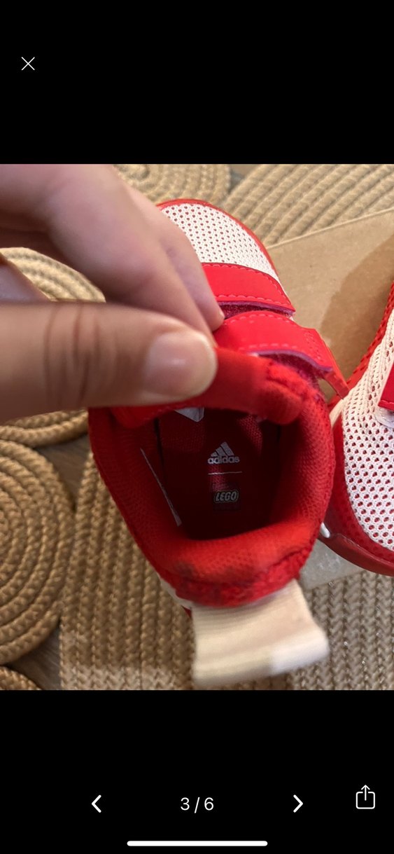 Kırmızı Erkek Çocuk Spor Ayakkabı Velcro - Görsel 4