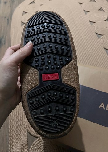 Bej Süet Kürklü Dolgu Topuk Kadın Bot - Görsel 7