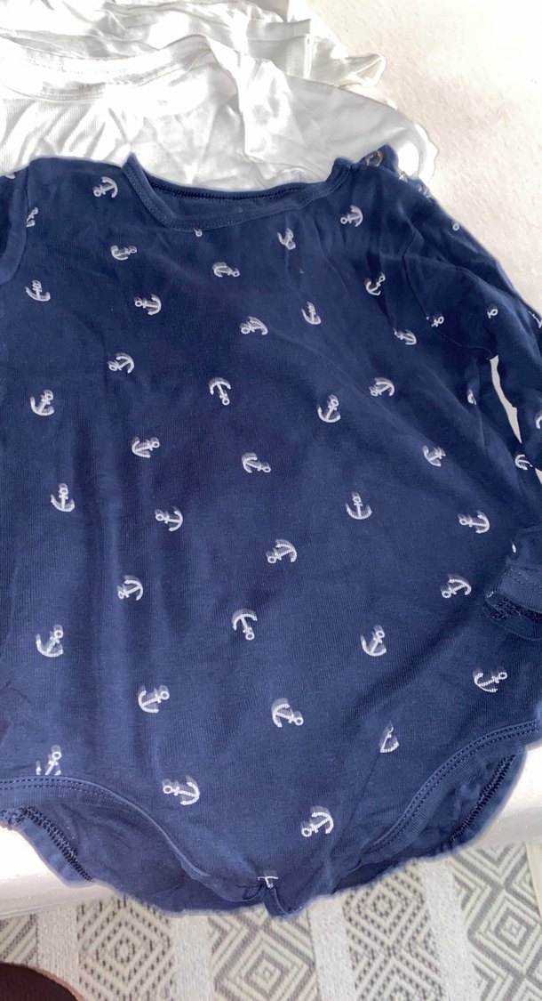 H&M çıtçıtlı bebek body - Görsel 2