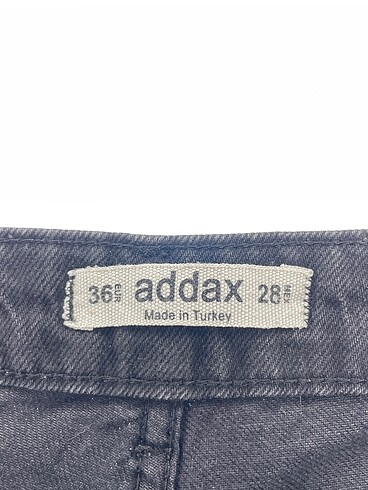36 Beden siyah Renk Addax Jean / Kot %70 İndirimli.