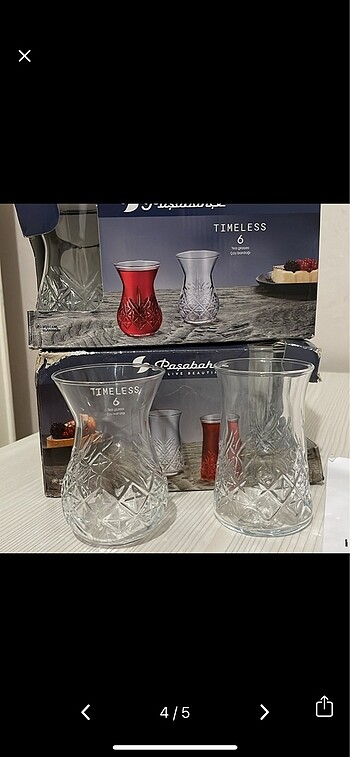 Paşabahçe timeless çay bardağı