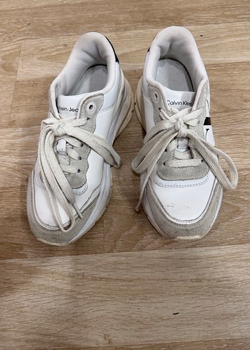 Beyaz Kadın Platform Spor Ayakkabı - Görsel 3