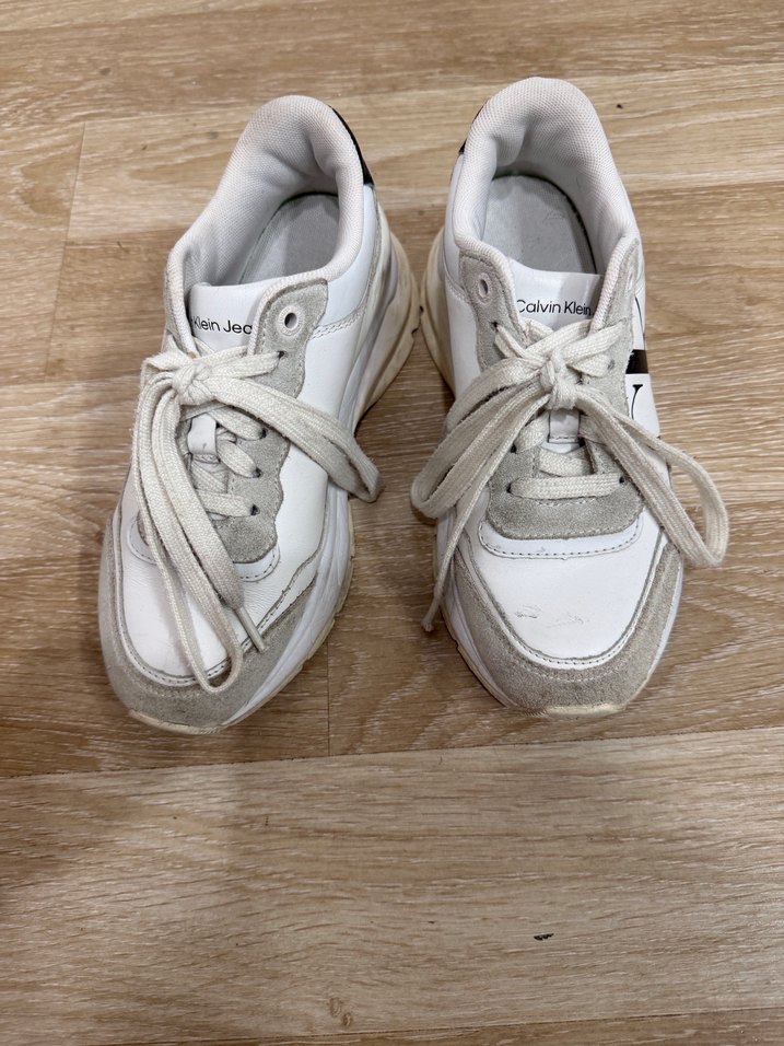 Beyaz Kadın Platform Spor Ayakkabı - Görsel 3