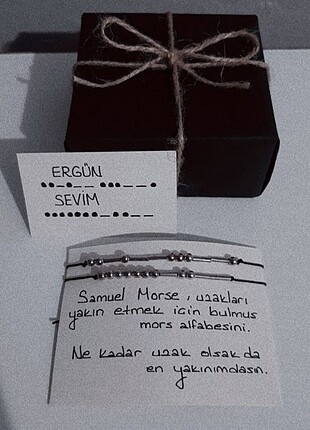 Mors code bileklik 