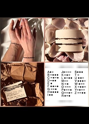 Mango Mors code bileklik 