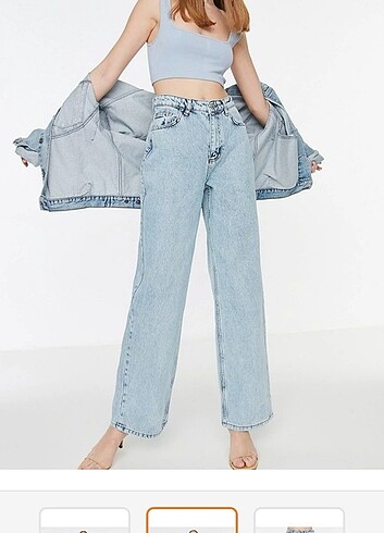 Trendyolmilla Wide leg jean