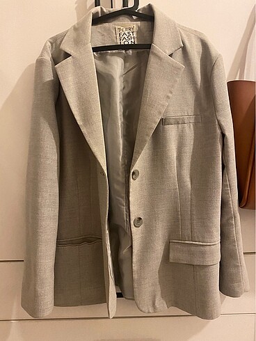 Diğer Gri blazer ceket