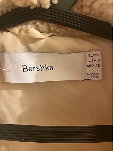 Bershka Krem peluş ceket