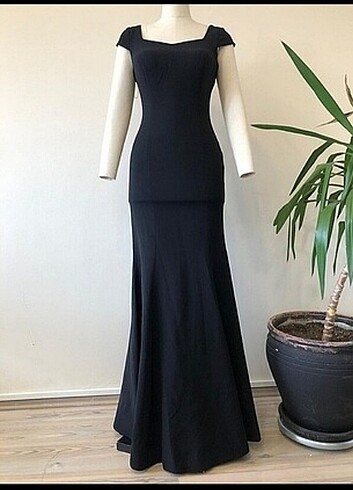 Şık sade abiye - Görsel 2