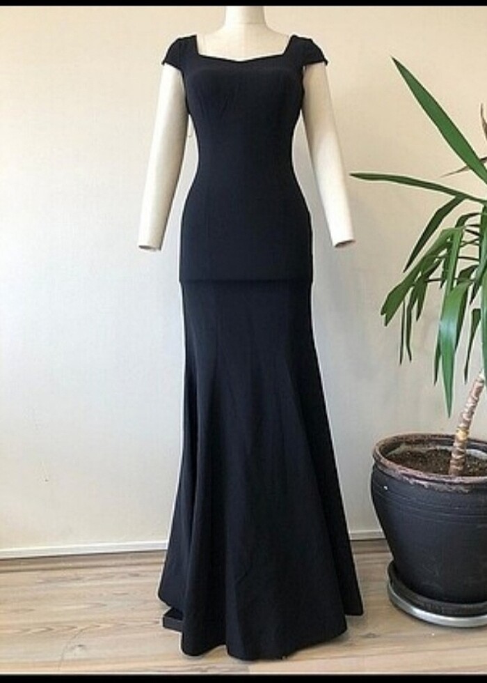 Şık sade abiye - Görsel 2