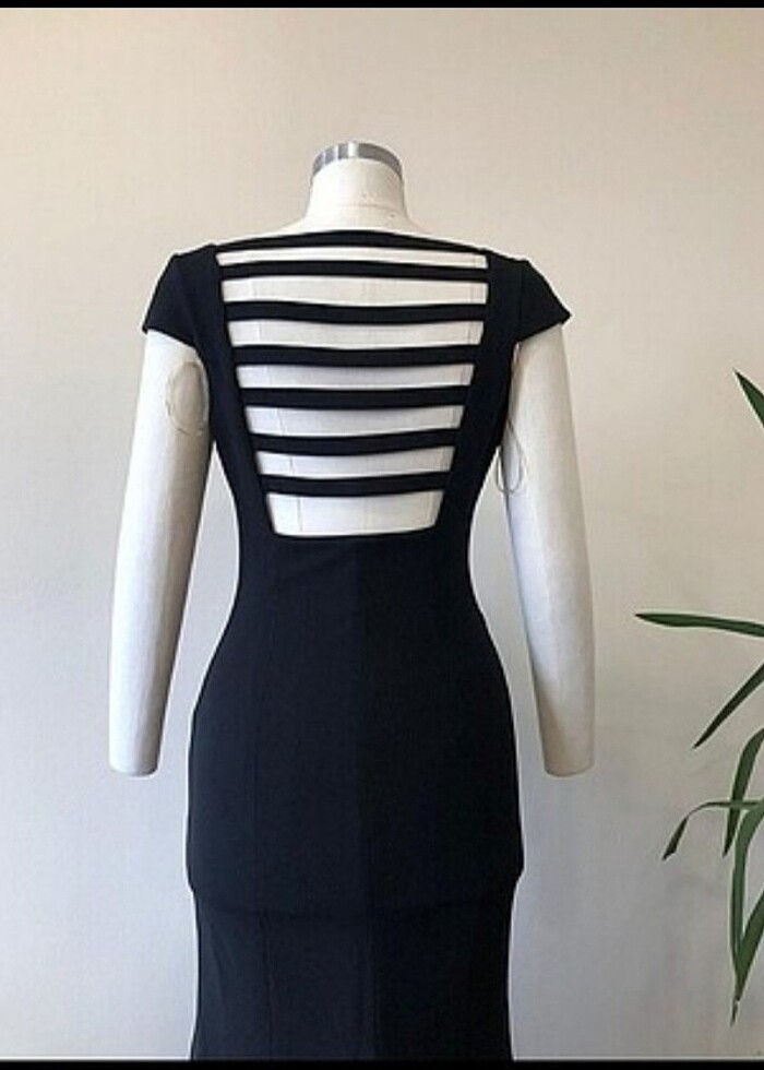 Şık sade abiye - Görsel 4