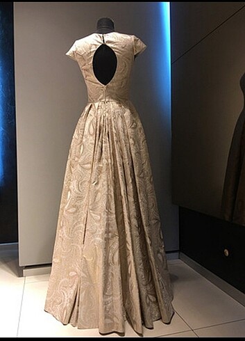 Brokar nişan abiye gece elbisesi - Görsel 2