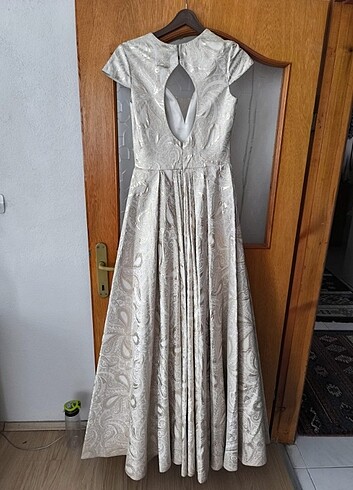 Brokar nişan abiye gece elbisesi - Görsel 5