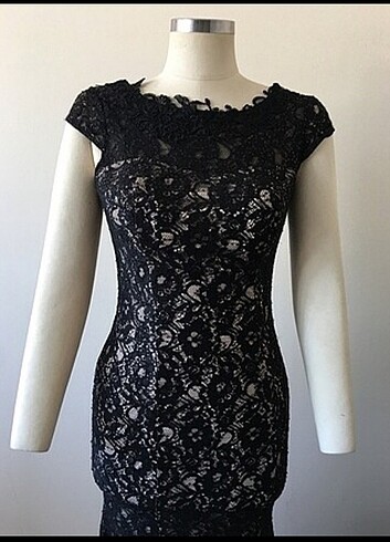 Şık gece abiye elbise - Görsel 2