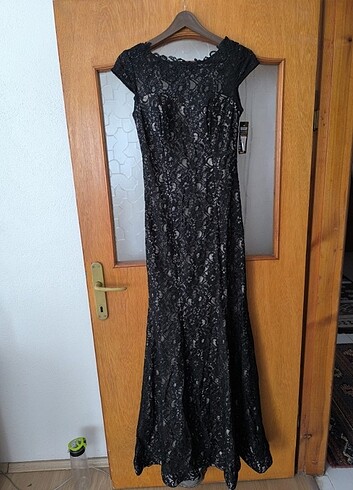 Şık gece abiye elbise - Görsel 5