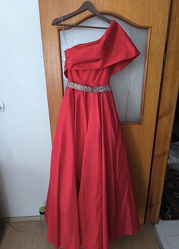 Şık gece nişan abiye elbise - Görsel 2