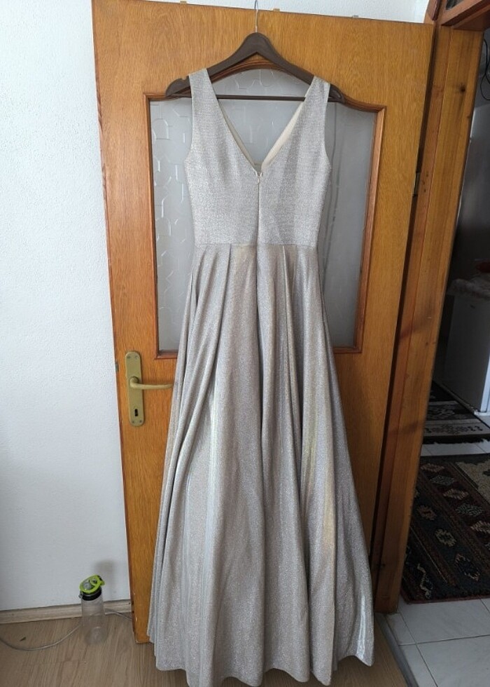 Şık nişan abiye elbise - Görsel 5