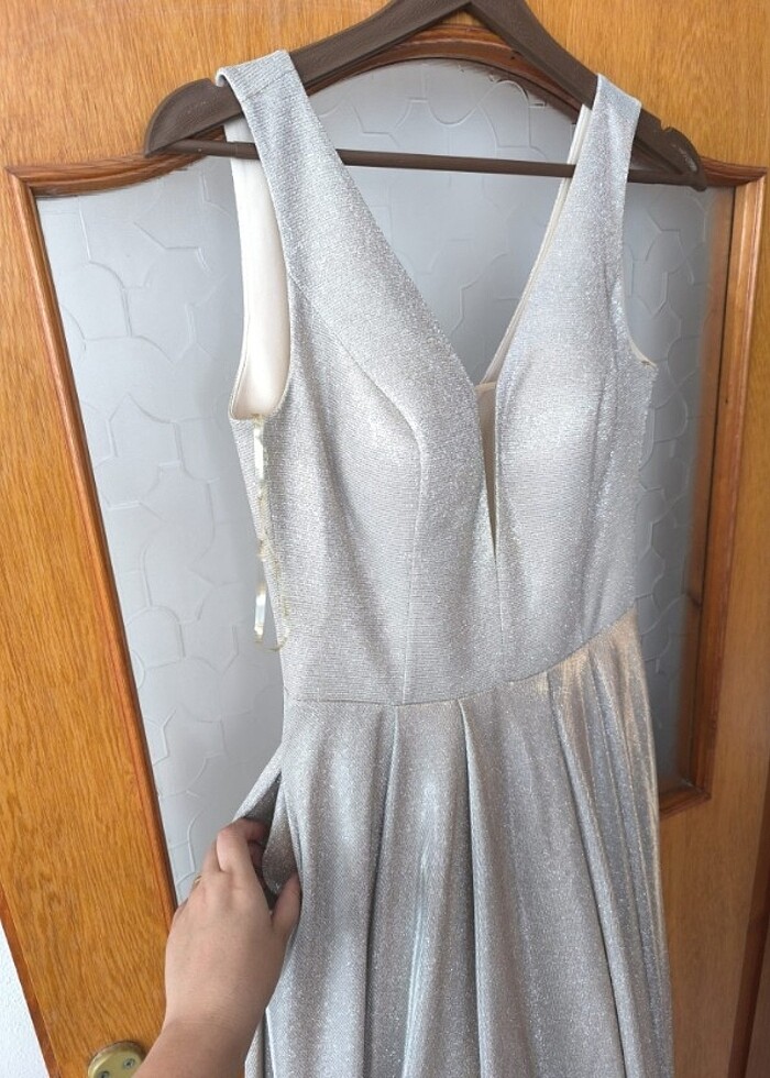 Şık nişan abiye elbise - Görsel 2