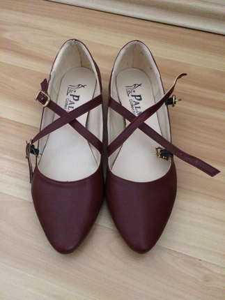 Bordo mat ayakkabı
