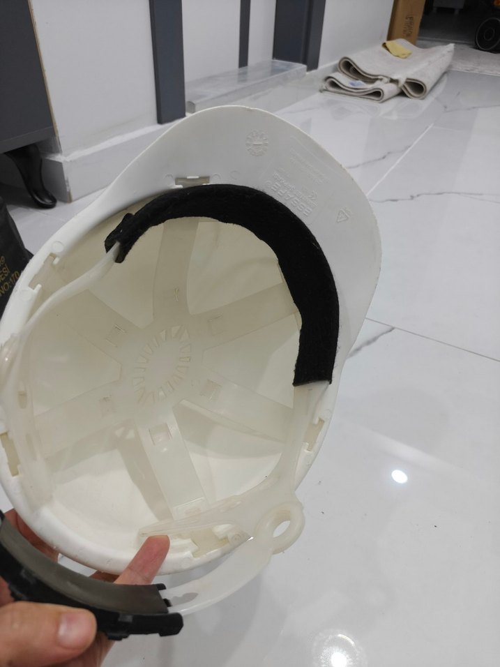 Beyaz inşaatçıKaskı - Görsel 3