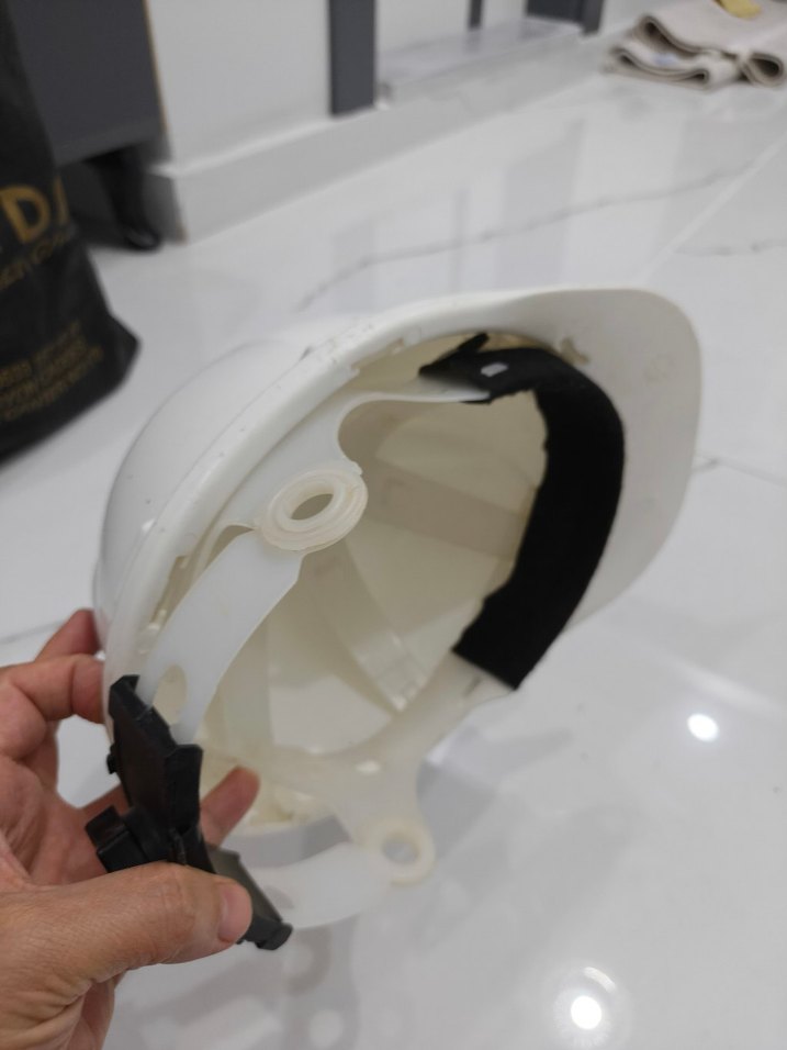 Beyaz inşaatçıKaskı - Görsel 4