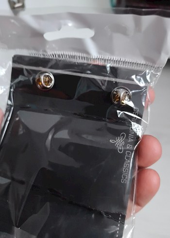 Zincir Detaylı Siyah yaka ve gömlek erkek aksesuarı. - Görsel 5