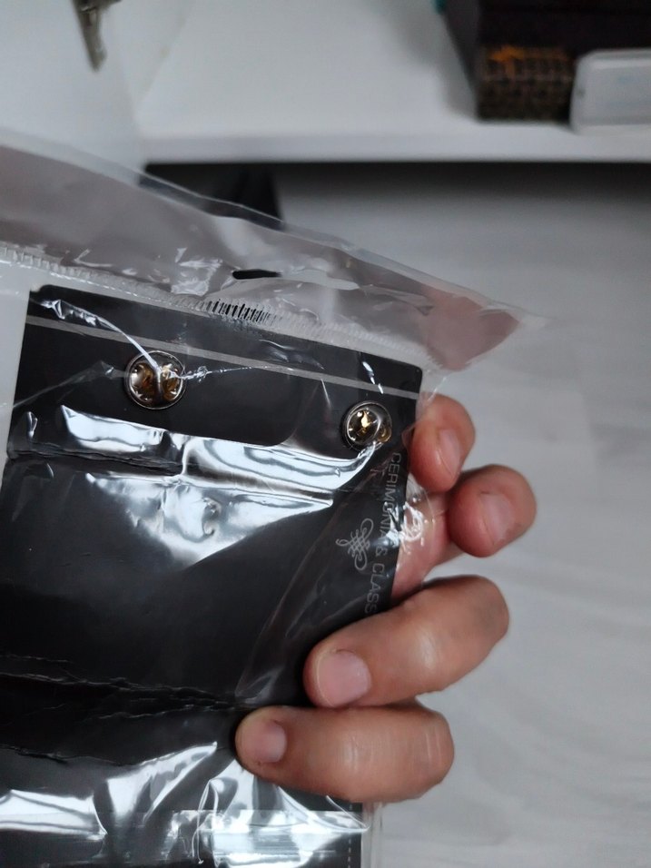 Zincir Detaylı Siyah yaka ve gömlek erkek aksesuarı. - Görsel 3