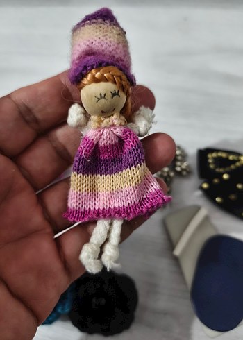 Boncuklu İşlemeli Çok Renkli broş. - Görsel 2