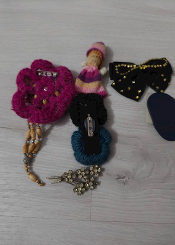 Boncuklu İşlemeli Çok Renkli broş. - Görsel 9