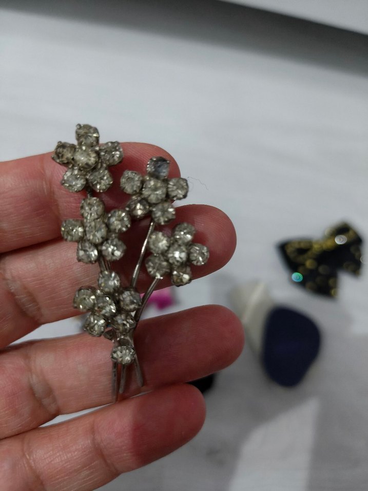 Boncuklu İşlemeli Çok Renkli broş. - Görsel 4