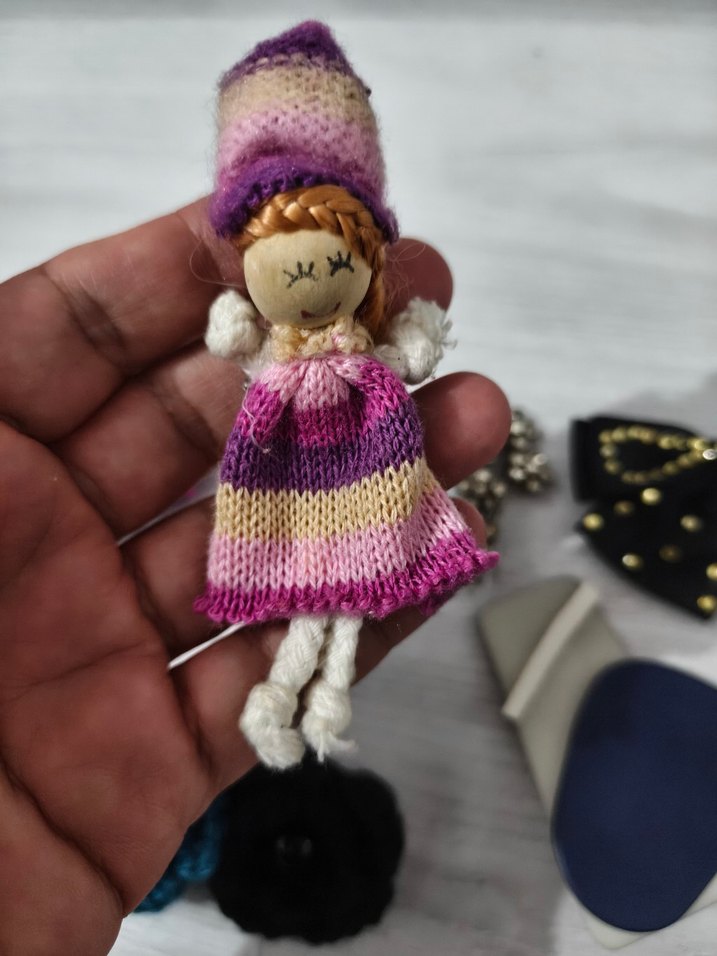 Boncuklu İşlemeli Çok Renkli broş. - Görsel 2