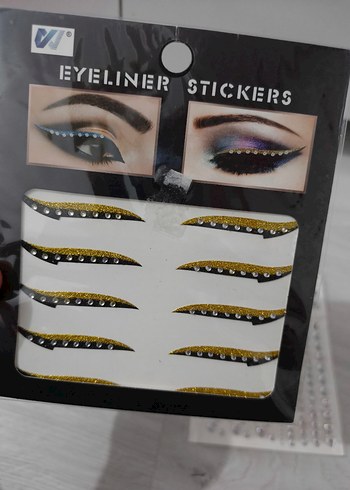 Altın Renkli Eyeliner Sticker - Görsel 2