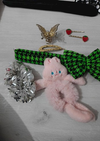 Çok Renkli Desenli Çocuk Saç Aksesuarları - Görsel 9