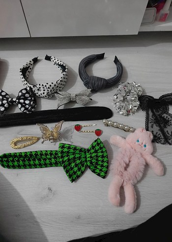 Çok Renkli Desenli Çocuk Saç Aksesuarları - Görsel 2