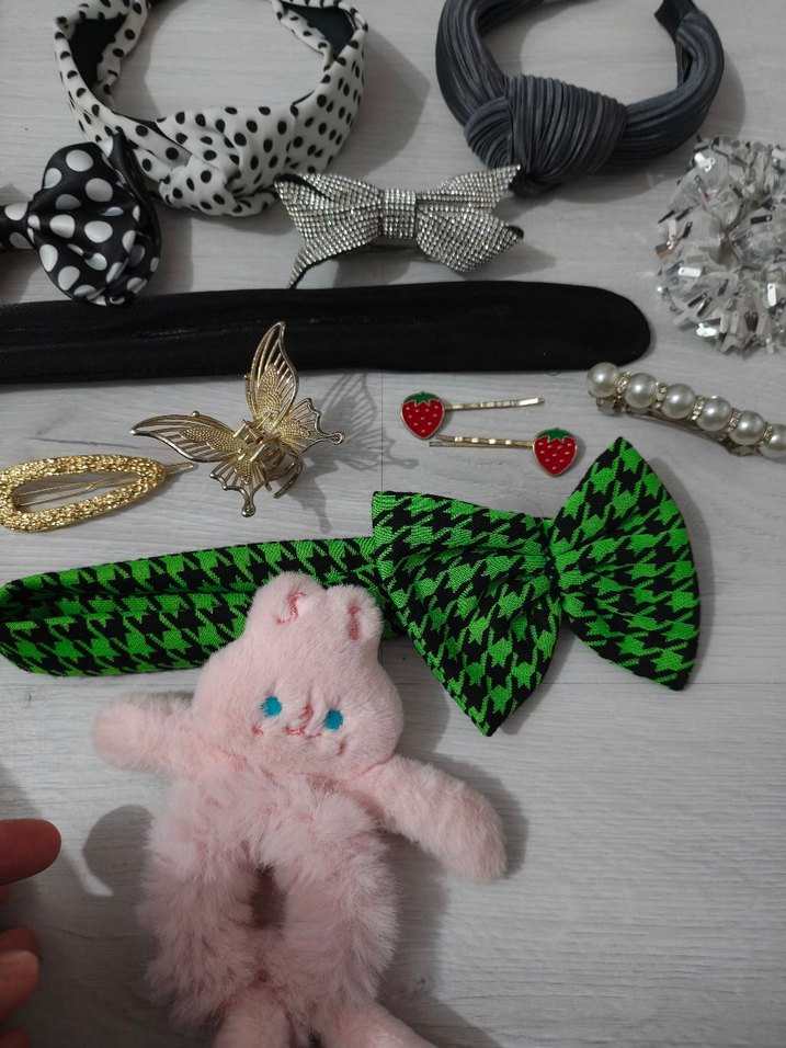 Çok Renkli Desenli Çocuk Saç Aksesuarları - Görsel 3