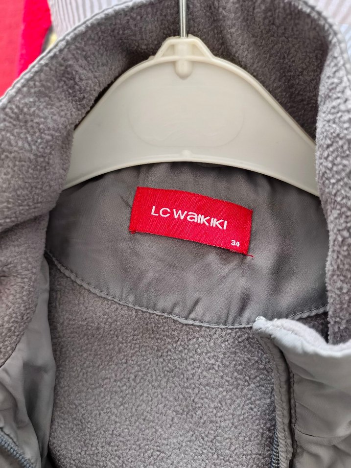 Gri Fermuarlı Erkek çocuk ince mont. - Görsel 4