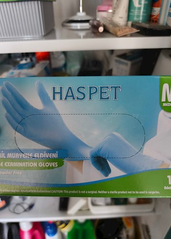 Mavi Plastik Muayene Eldiveni