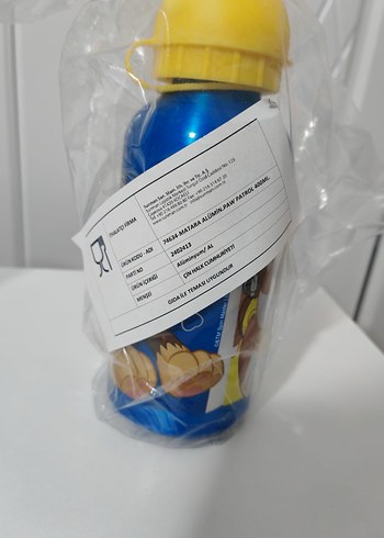 Renkli Mavi Çocuk Termos Şişesi - Görsel 4