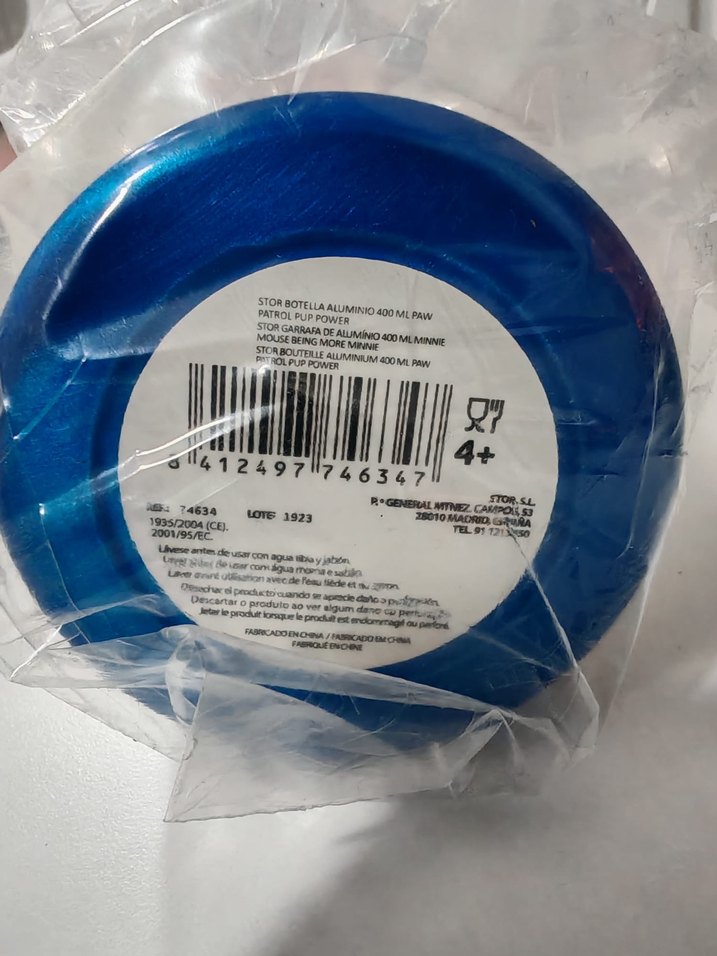 Renkli Mavi Çocuk Termos Şişesi - Görsel 3