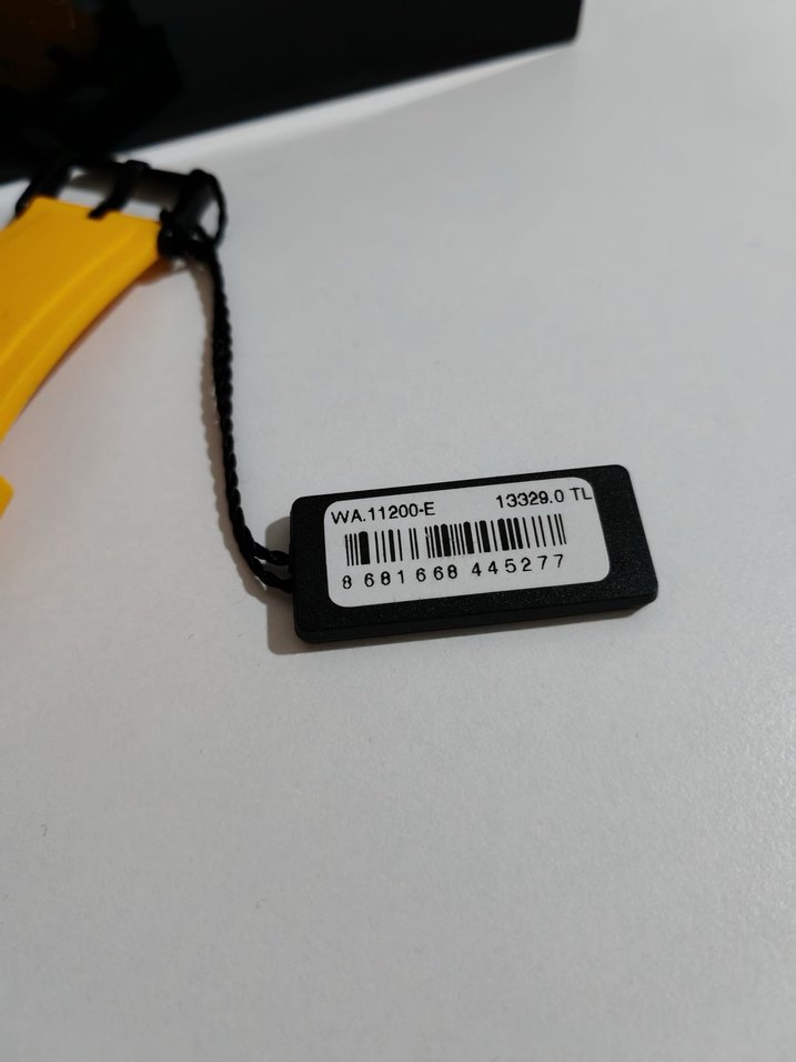 Sarı Biker Stili Erkek Kol Saati - Görsel 5