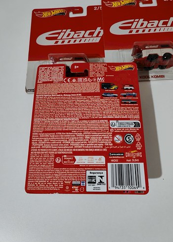 Kırmızı Hot Wheels Eibach Oyuncak Araba - Görsel 2